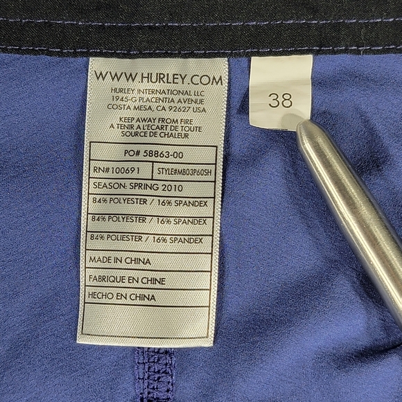 Hurley Phantom Board Shorts size 38 - Picture 6 of 6